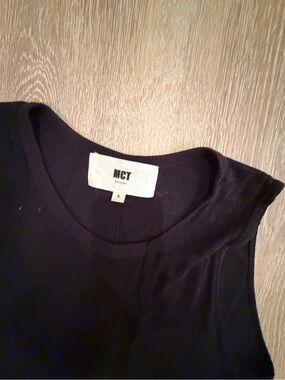 Essentials Black Crewneck Tank Top